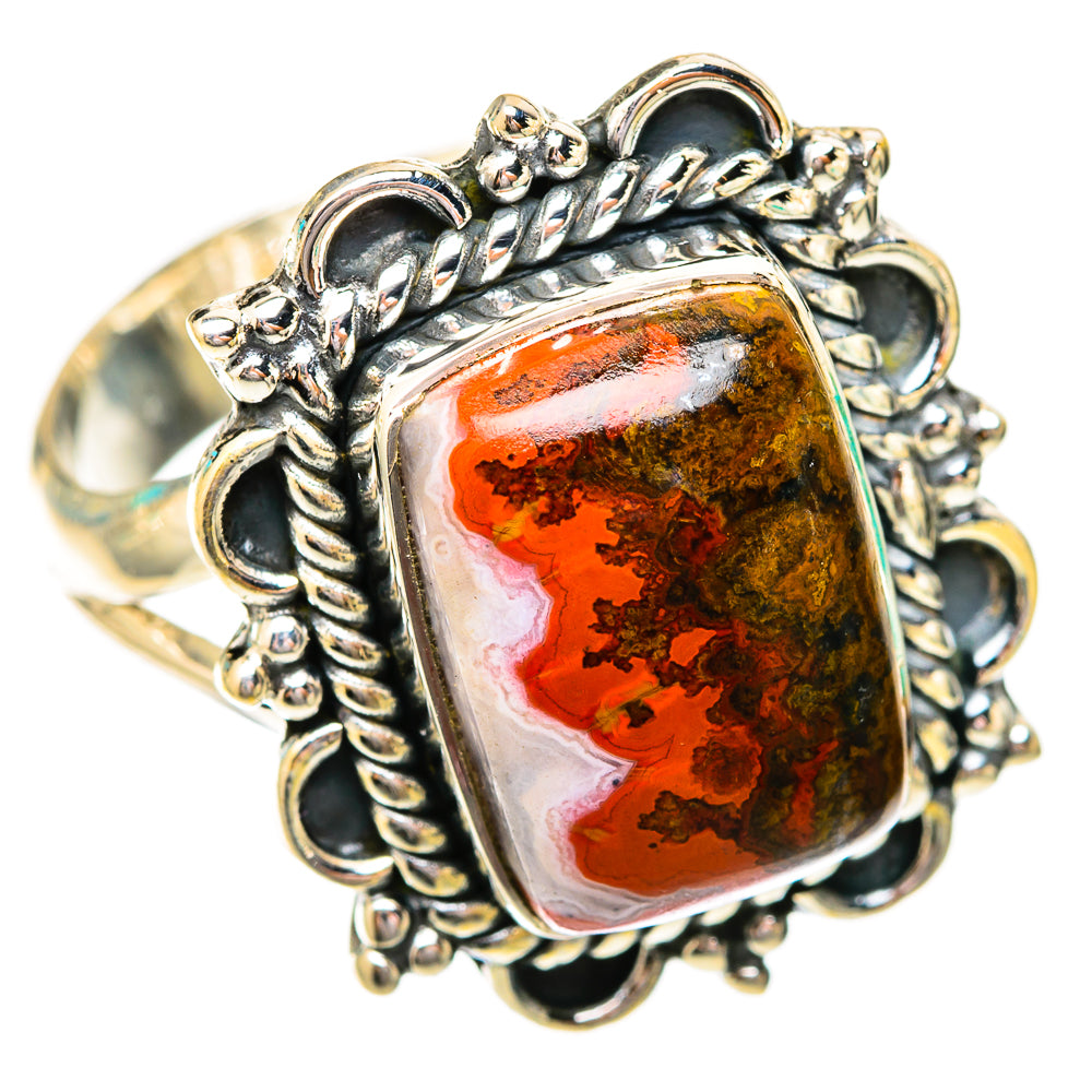 Moroccan Agate Rings handcrafted by Anasilvercos - RING118172 - Photo 2