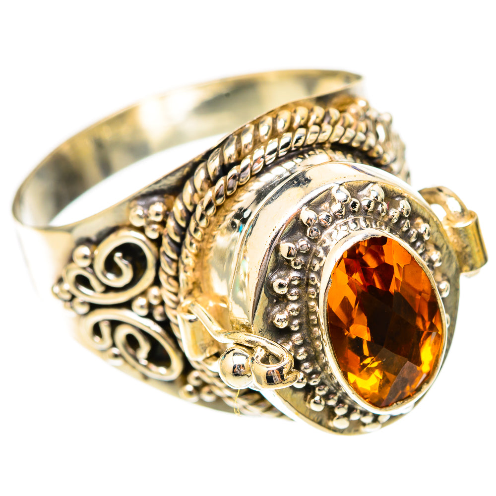 Mandarin Citrine Rings handcrafted by Anasilvercos - RING118174 - Photo 2