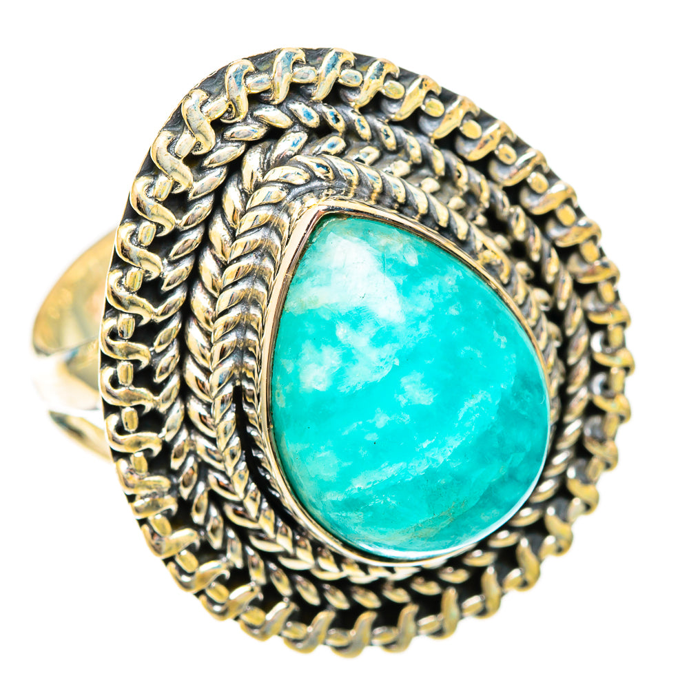 Amazonite Rings handcrafted by Anasilvercos - RING118198 - Photo 2