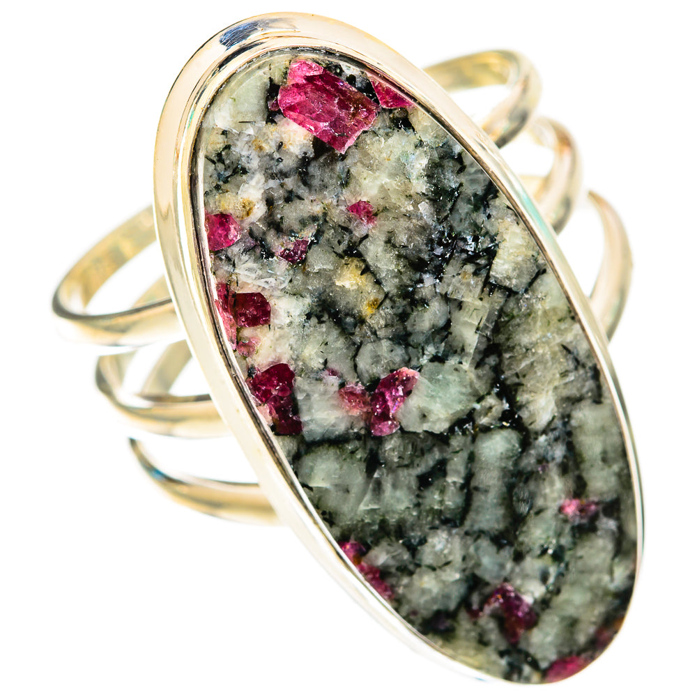 Russian Eudialyte Rings handcrafted by Anasilvercos - RING118222 - Photo 2
