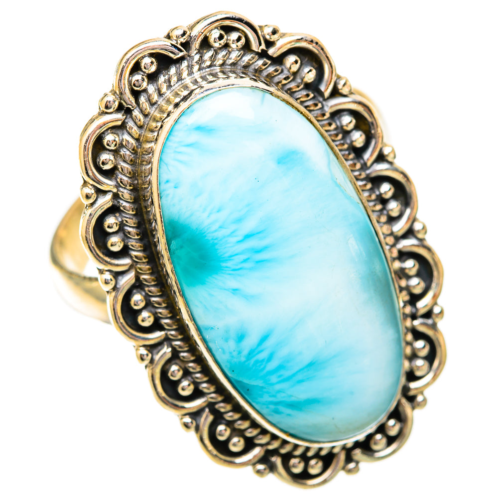 Larimar Rings handcrafted by Anasilvercos - RING118241 - Photo 2