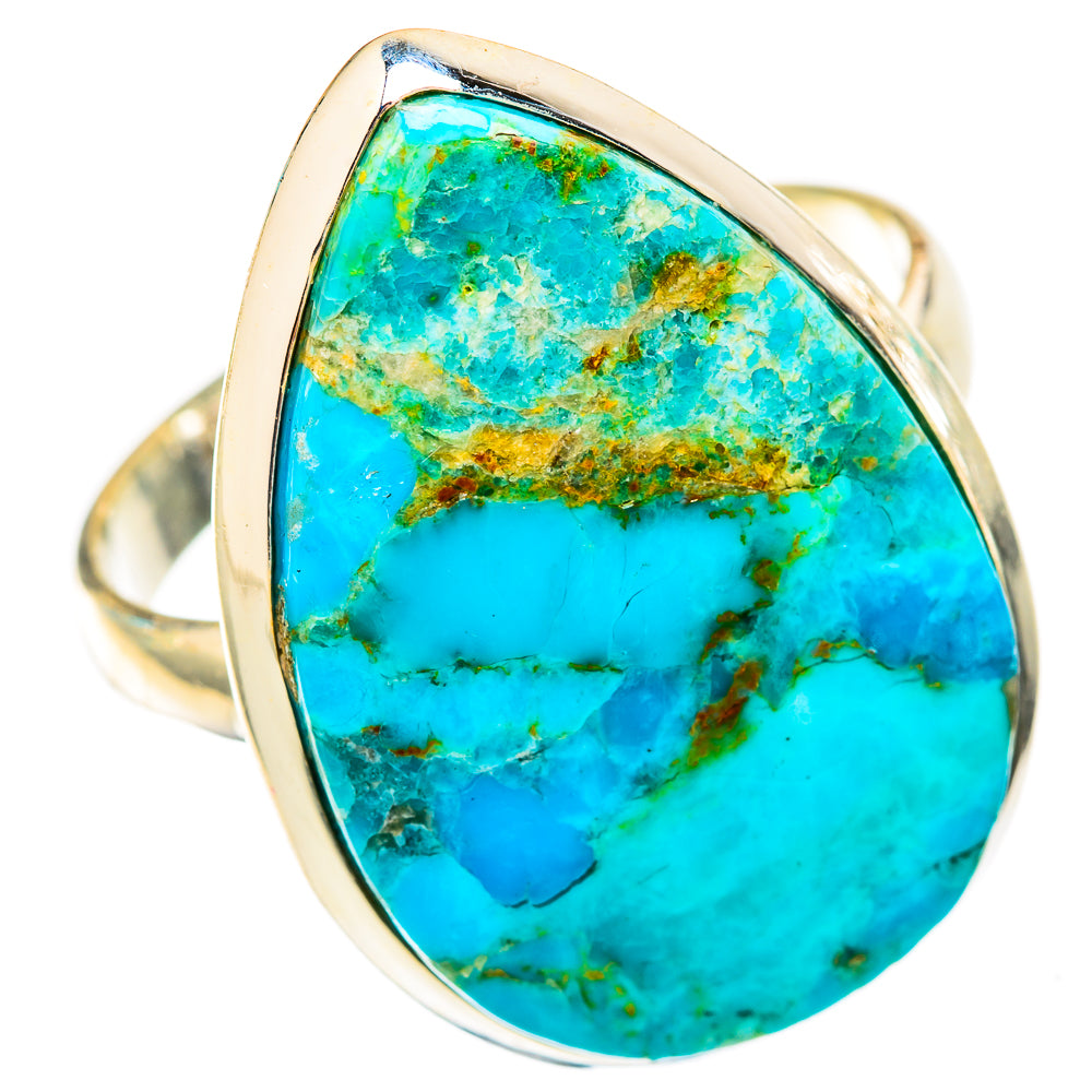 Chrysocolla Rings handcrafted by Anasilvercos - RING118242 - Photo 2