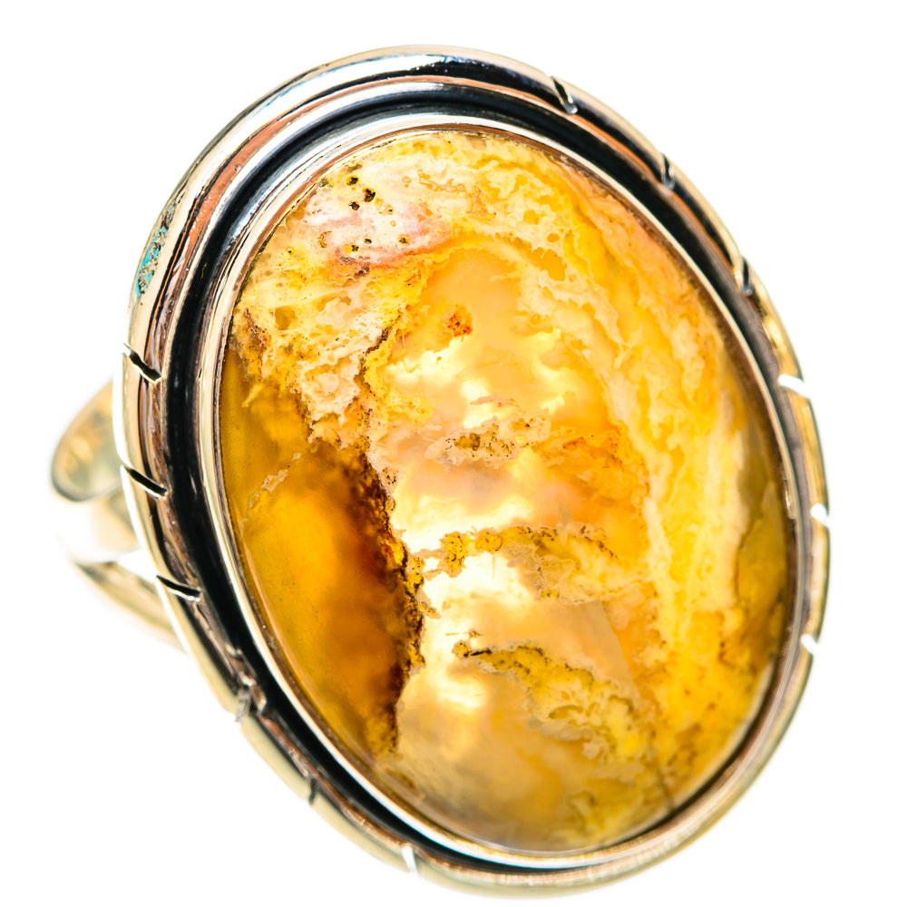 Plume Agate Rings handcrafted by Anasilvercos - RING118252 - Photo 2