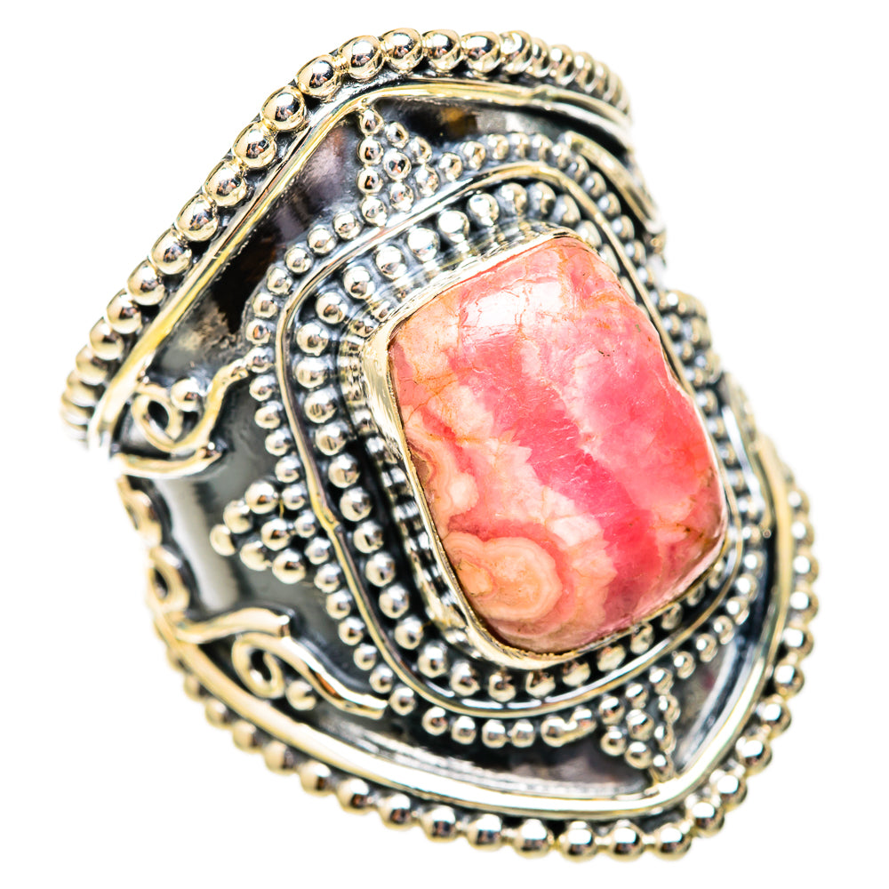 Rhodochrosite Rings handcrafted by Anasilvercos - RING118256 - Photo 2