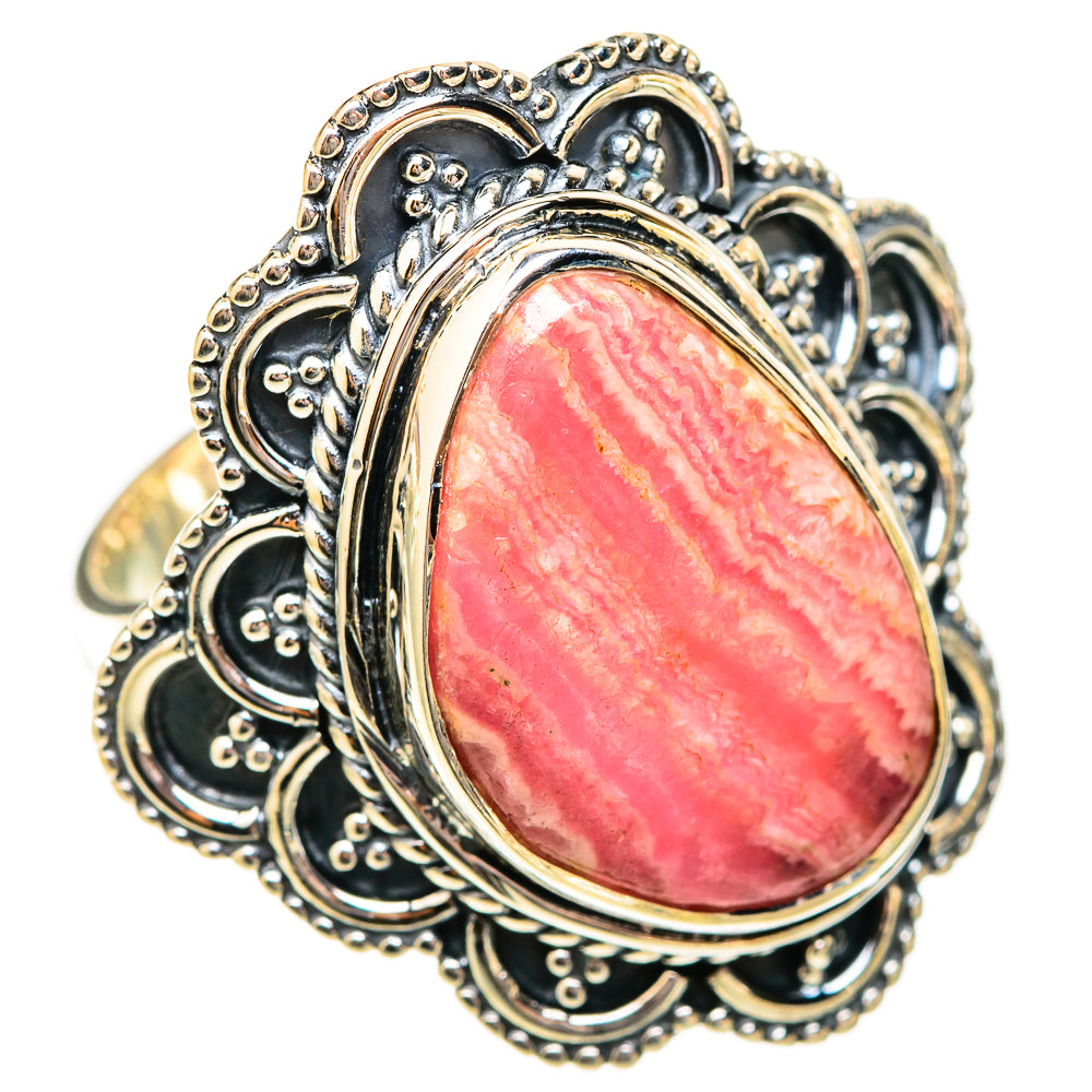 Rhodochrosite Rings handcrafted by Anasilvercos - RING118258 - Photo 2