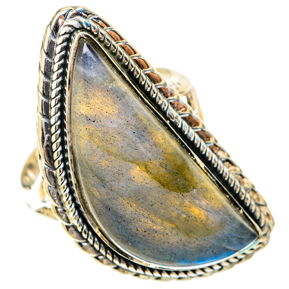Labradorite Rings handcrafted by Anasilvercos - RING118273 - Photo 2