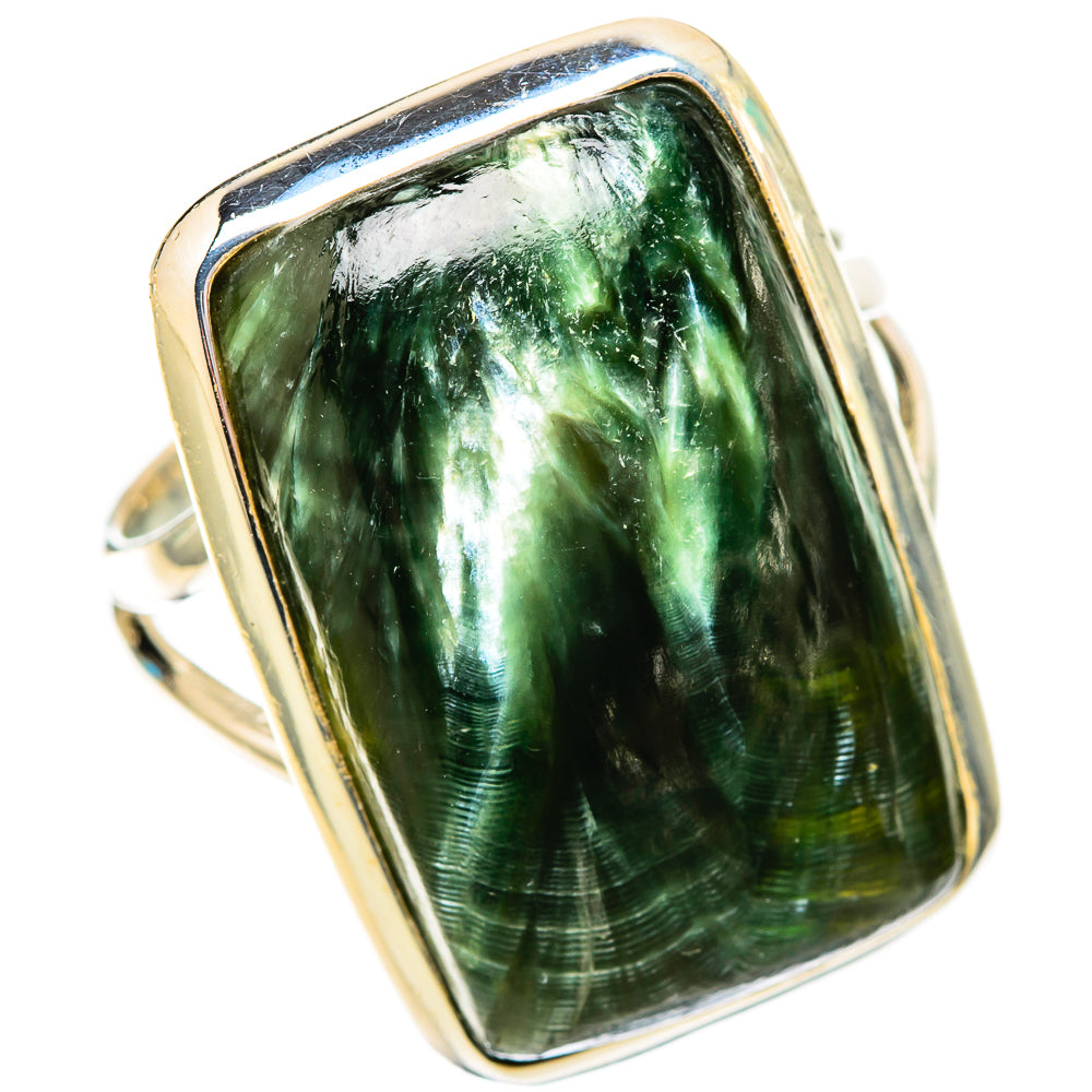Seraphinite Rings handcrafted by Anasilvercos - RING118276 - Photo 2
