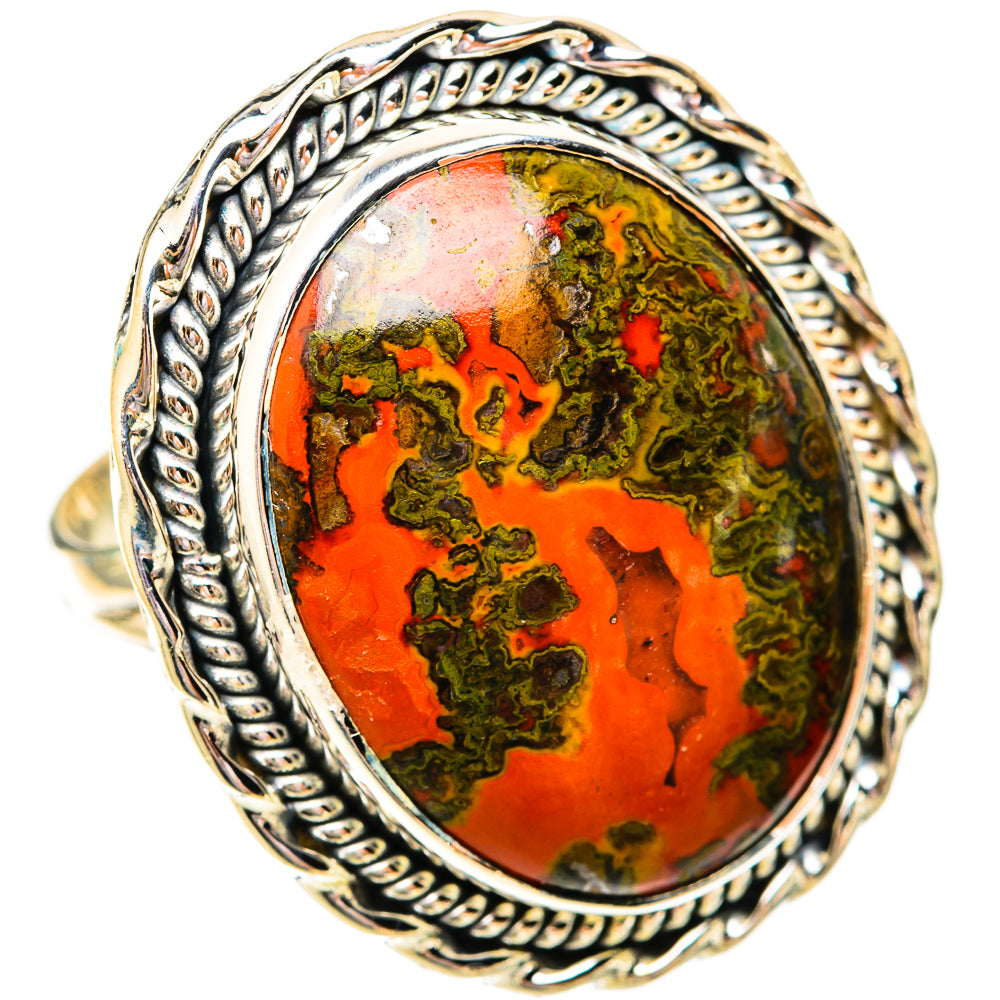 Moroccan Agate Rings handcrafted by Anasilvercos - RING118282 - Photo 2