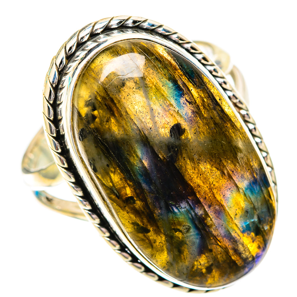 Labradorite Rings handcrafted by Anasilvercos - RING118292 - Photo 2