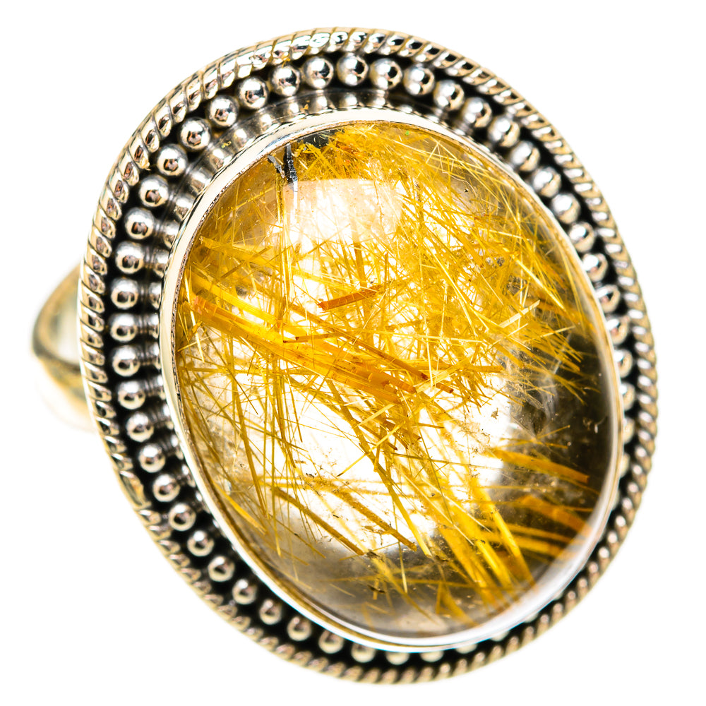 Rutilated Quartz Rings handcrafted by Anasilvercos - RING118298 - Photo 2
