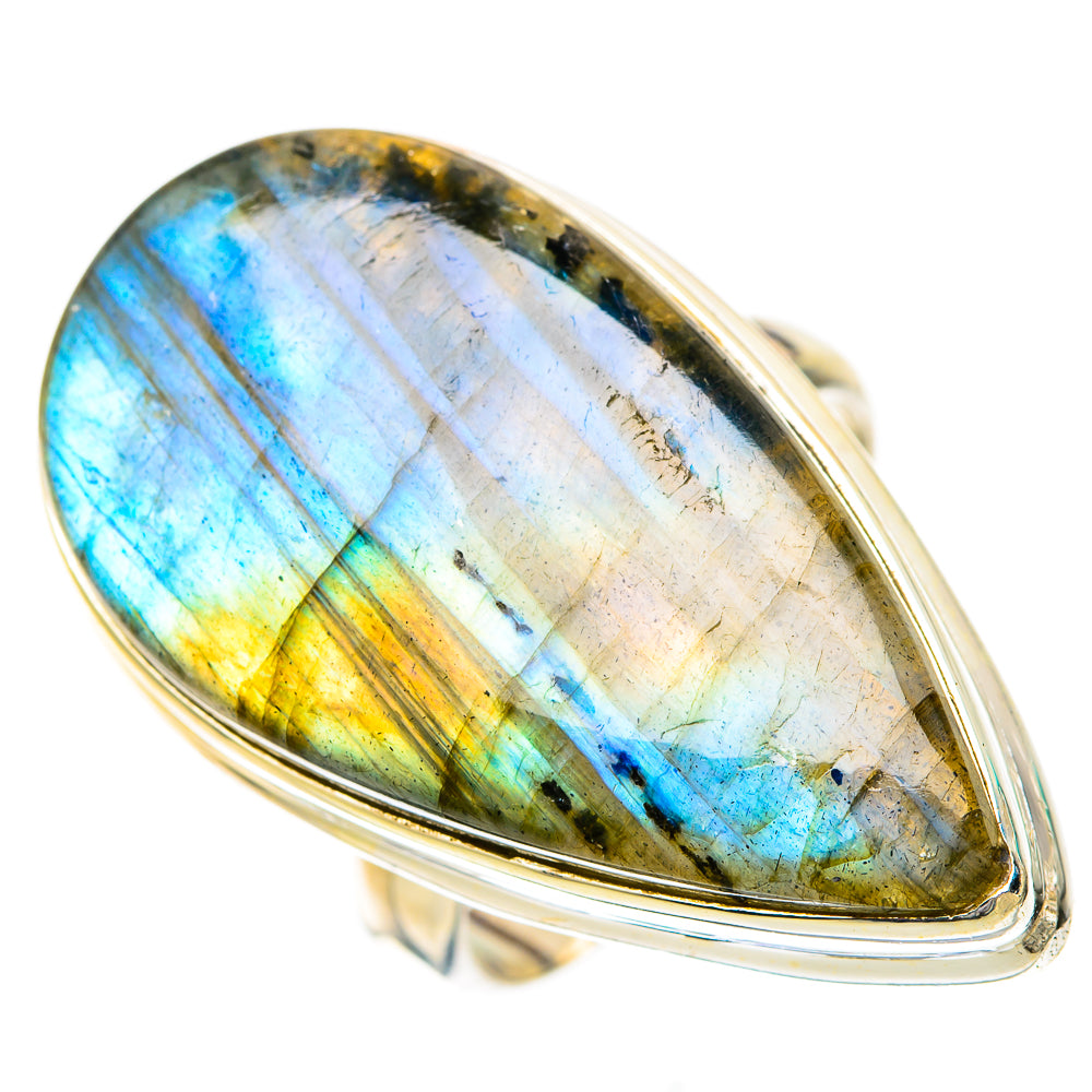 Labradorite Rings handcrafted by Anasilvercos - RING118303 - Photo 2