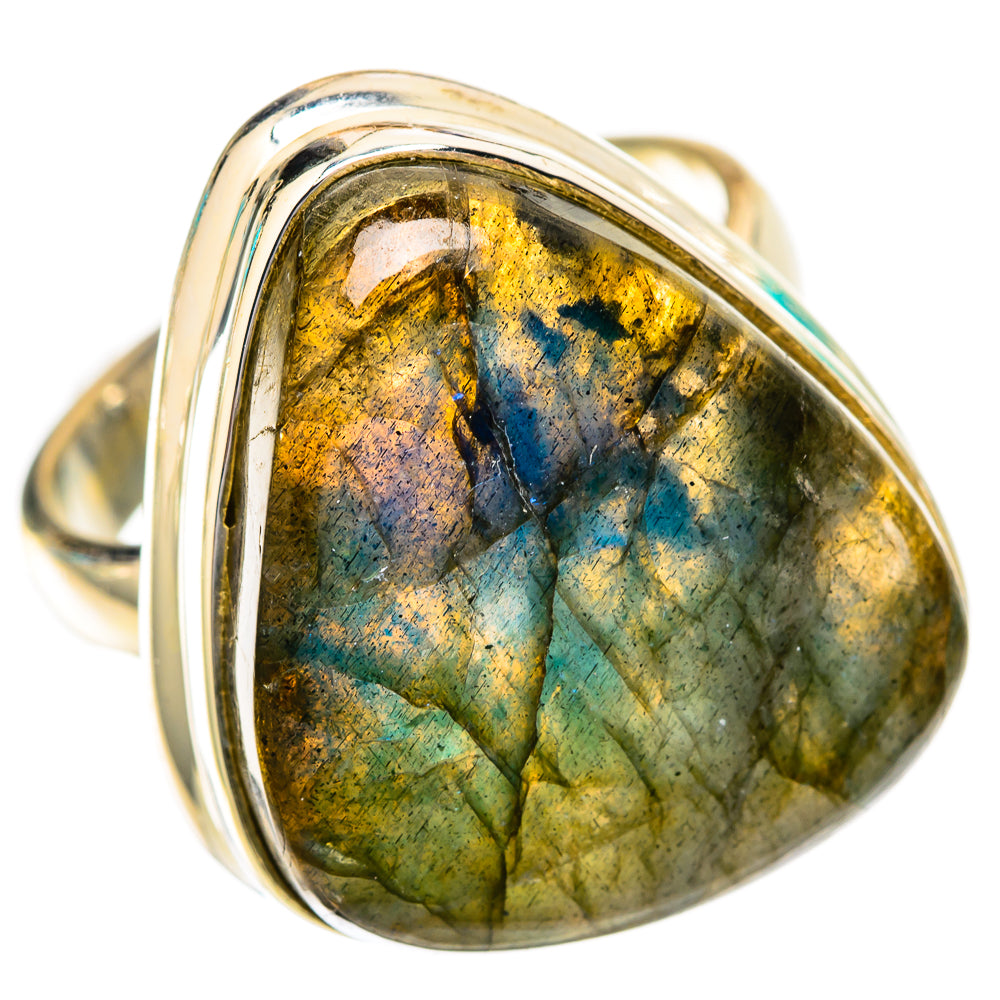 Labradorite Rings handcrafted by Anasilvercos - RING118306 - Photo 2