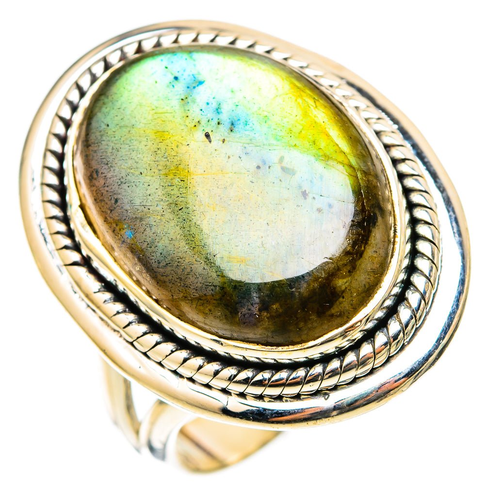 Labradorite Rings handcrafted by Anasilvercos - RING118339 - Photo 2