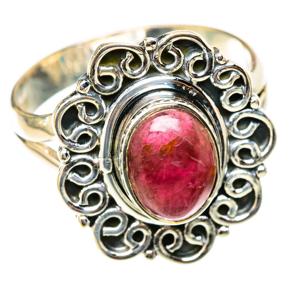 Pink Tourmaline Rings handcrafted by Anasilvercos - RING118342 - Photo 2