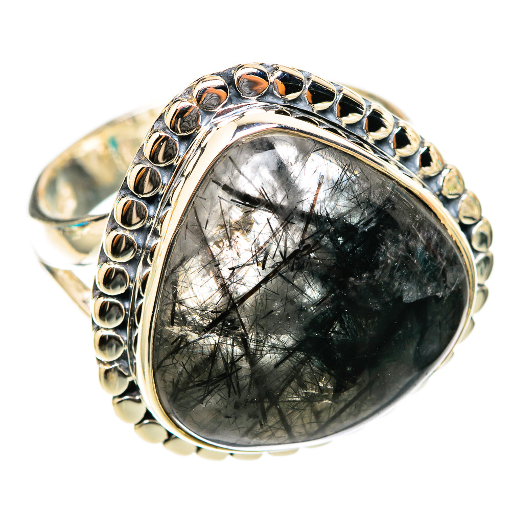 Tourmalinated Quartz Rings handcrafted by Anasilvercos - RING118349 - Photo 2