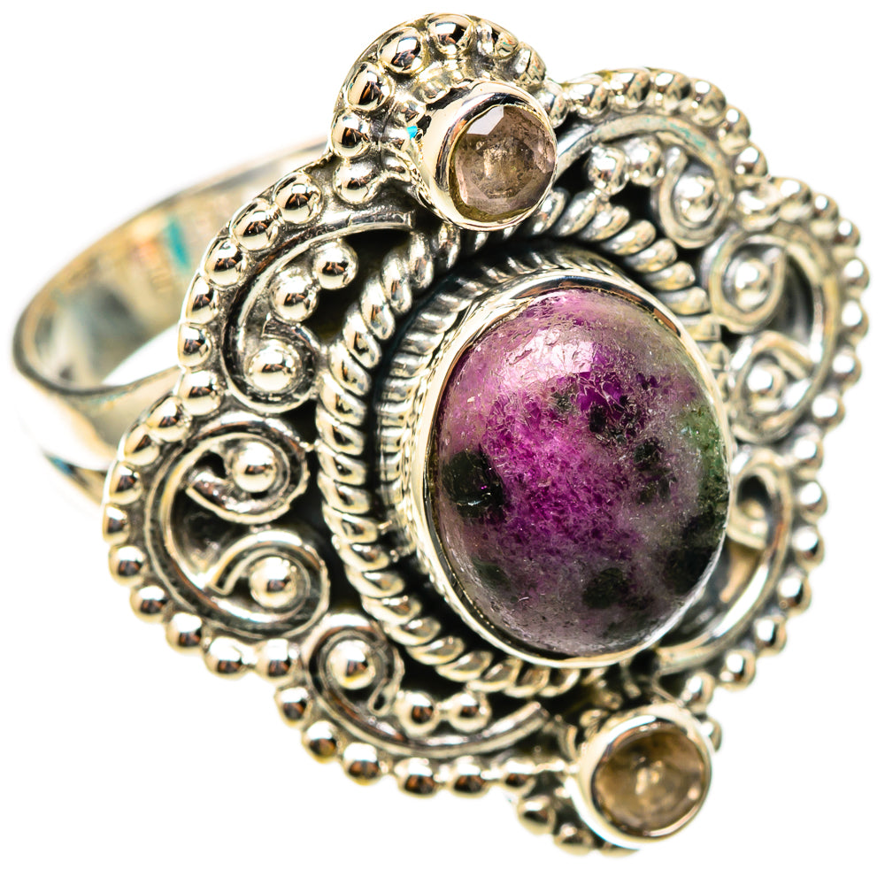 Ruby Zoisite Rings handcrafted by Anasilvercos - RING118354 - Photo 2