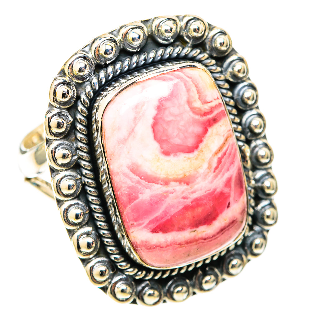 Rhodochrosite Rings handcrafted by Anasilvercos - RING118364 - Photo 2