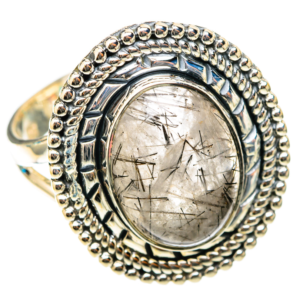 Tourmalinated Quartz Rings handcrafted by Anasilvercos - RING118368 - Photo 2