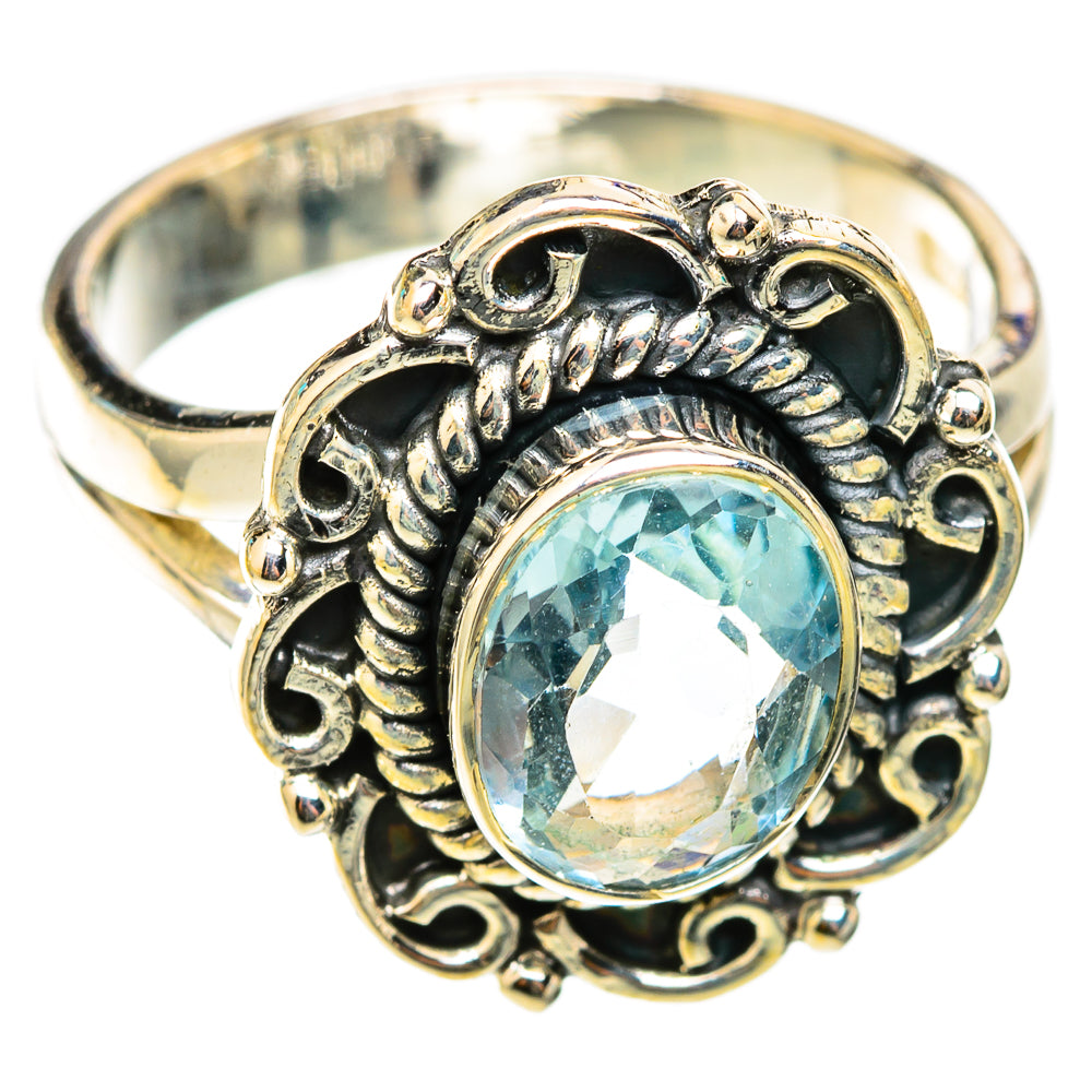 Blue Topaz Rings handcrafted by Anasilvercos - RING118378 - Photo 2