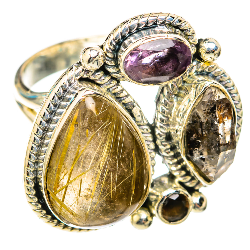 Rutilated Quartz Rings handcrafted by Anasilvercos - RING118388 - Photo 2