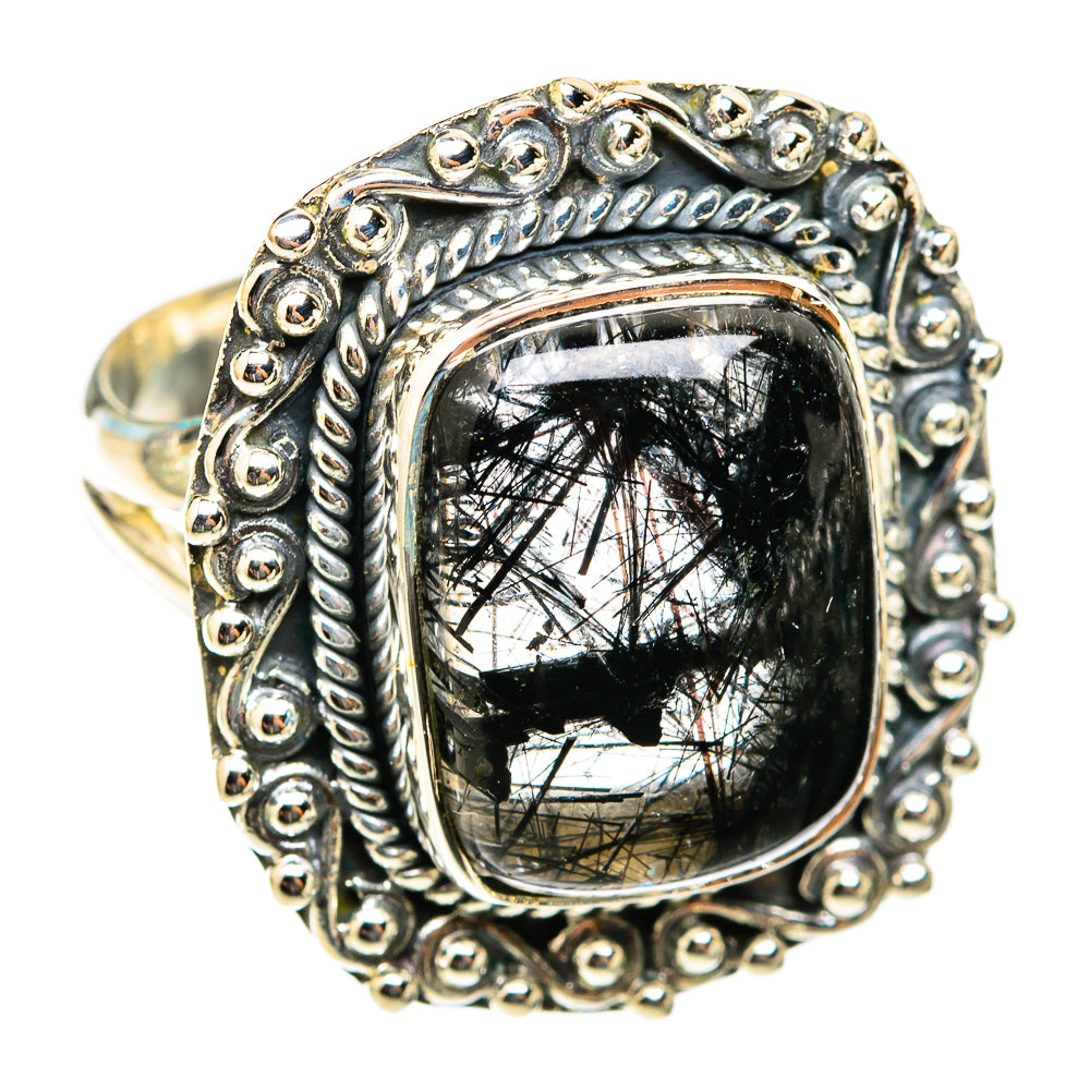 Tourmalinated Quartz Rings handcrafted by Anasilvercos - RING118408 - Photo 2
