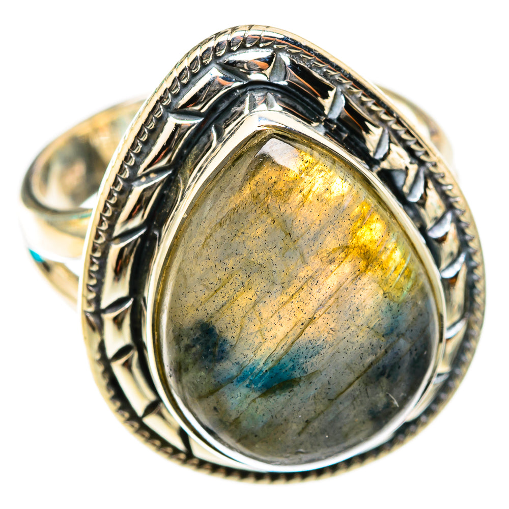 Labradorite Rings handcrafted by Anasilvercos - RING118416 - Photo 2