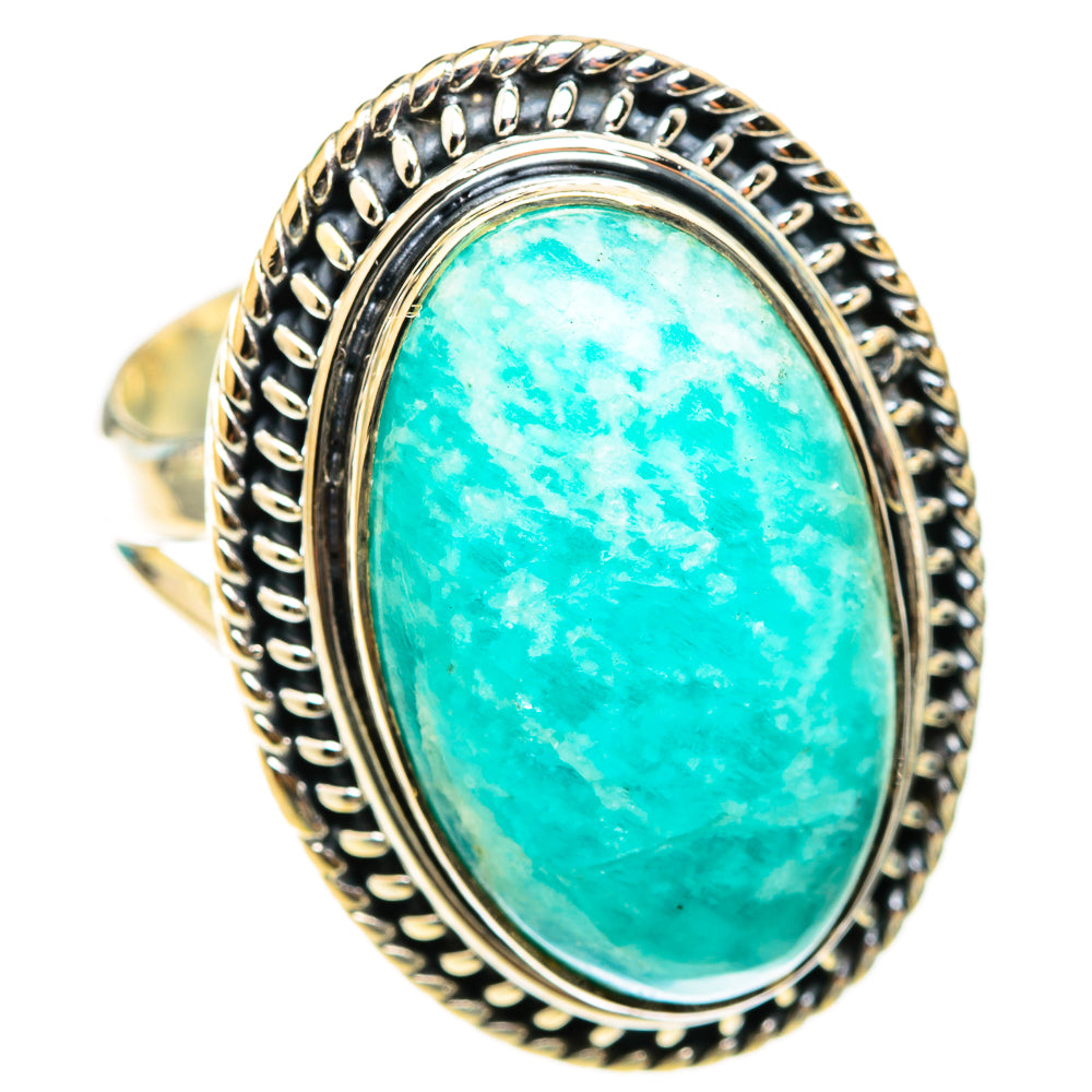 Amazonite Rings handcrafted by Anasilvercos - RING118421 - Photo 2