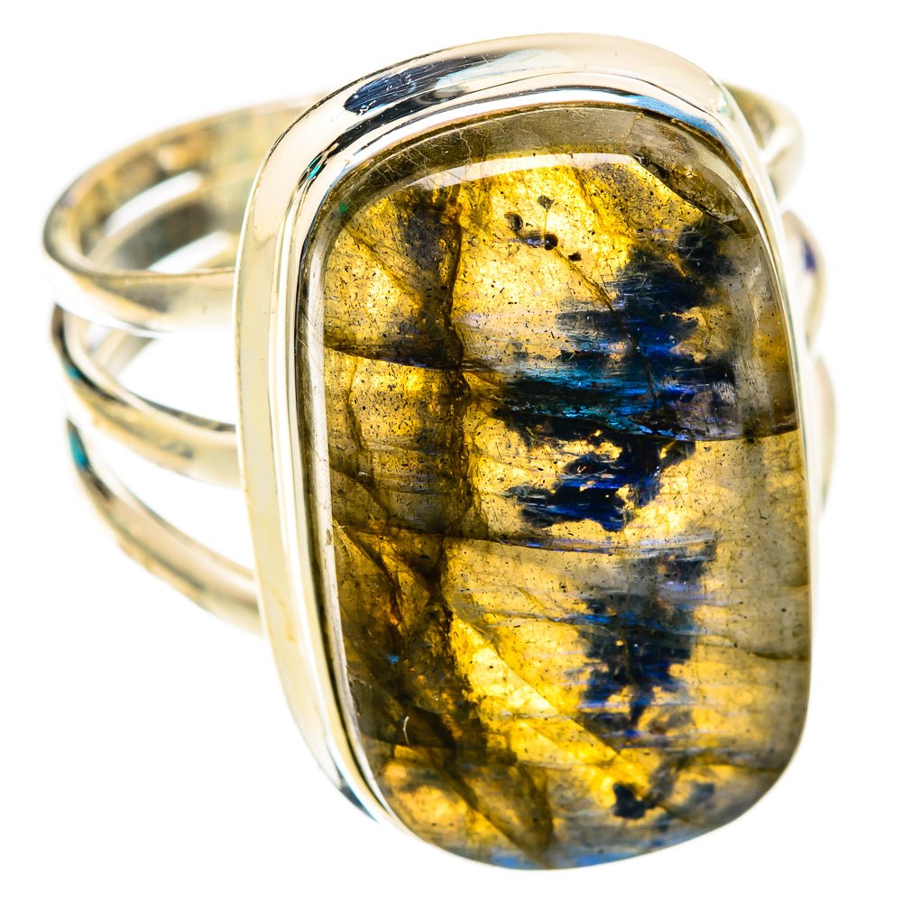 Labradorite Rings handcrafted by Anasilvercos - RING118469 - Photo 2