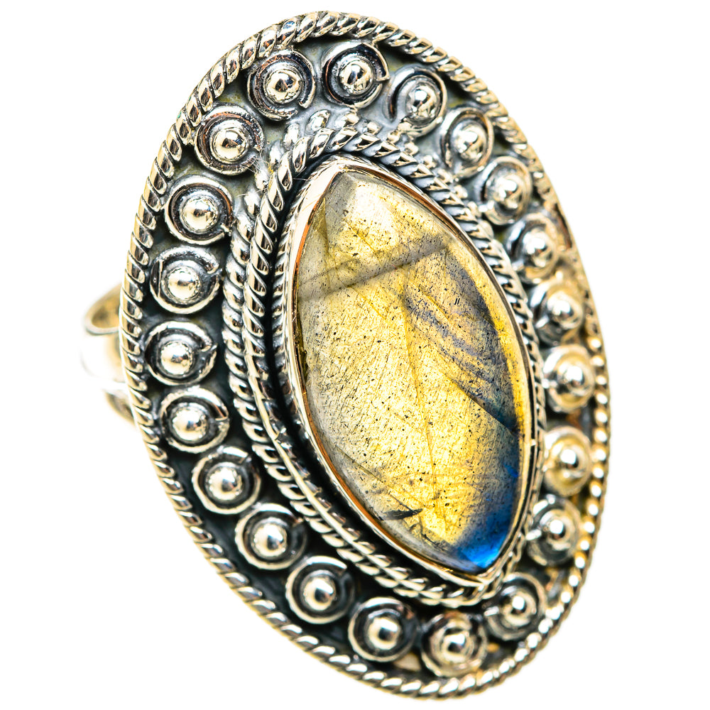 Labradorite Rings handcrafted by Anasilvercos - RING118472 - Photo 2