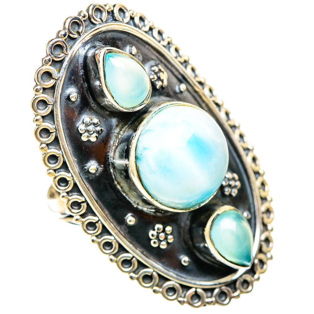 Larimar Rings handcrafted by Anasilvercos - RING118474 - Photo 2
