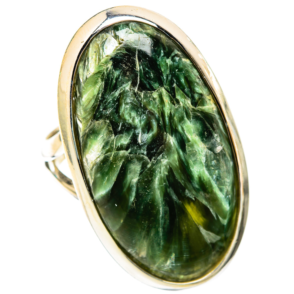 Seraphinite Rings handcrafted by Anasilvercos - RING118478 - Photo 2