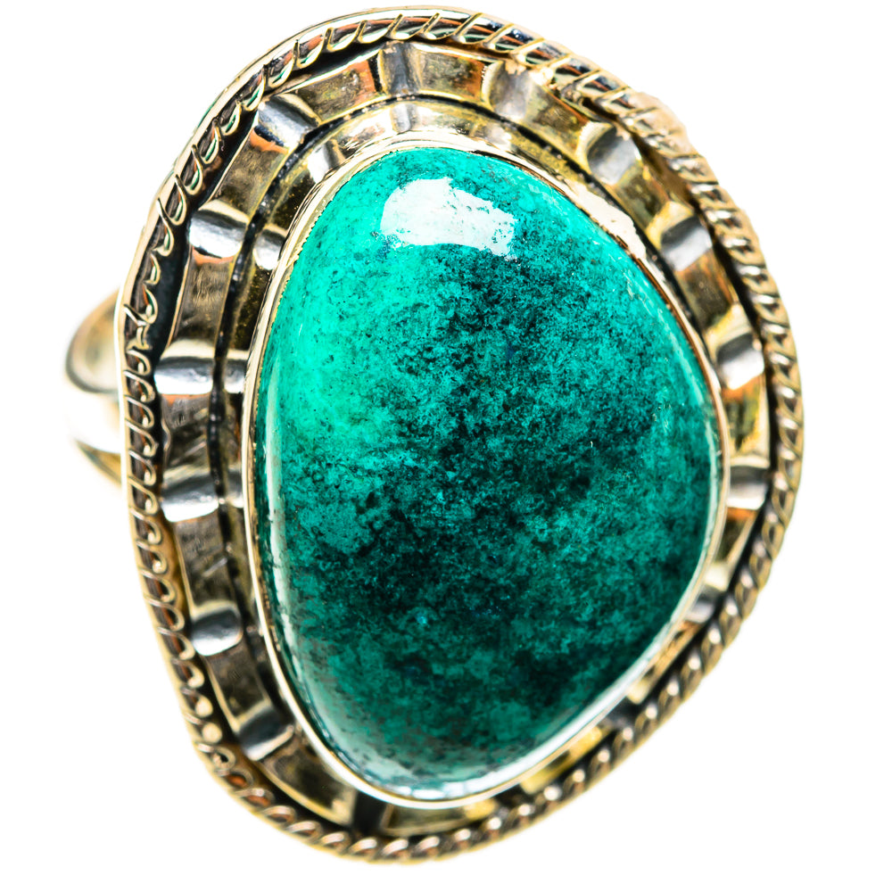 Chrysocolla Rings handcrafted by Anasilvercos - RING118482 - Photo 2