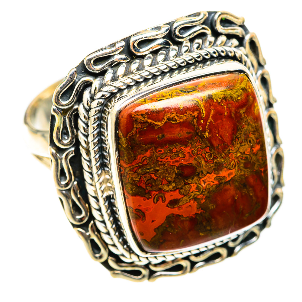 Moroccan Agate Rings handcrafted by Anasilvercos - RING118484 - Photo 2