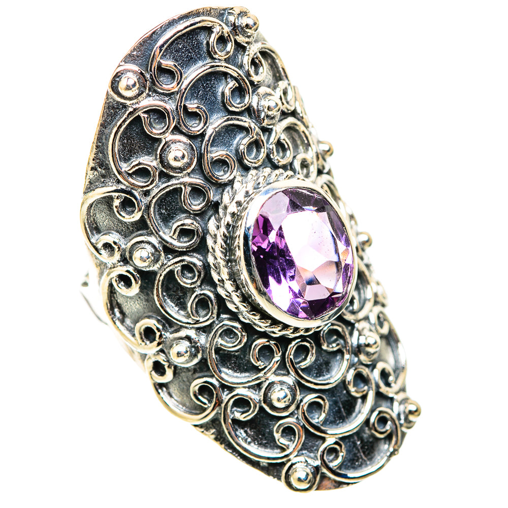 Amethyst Rings handcrafted by Anasilvercos - RING118490 - Photo 2