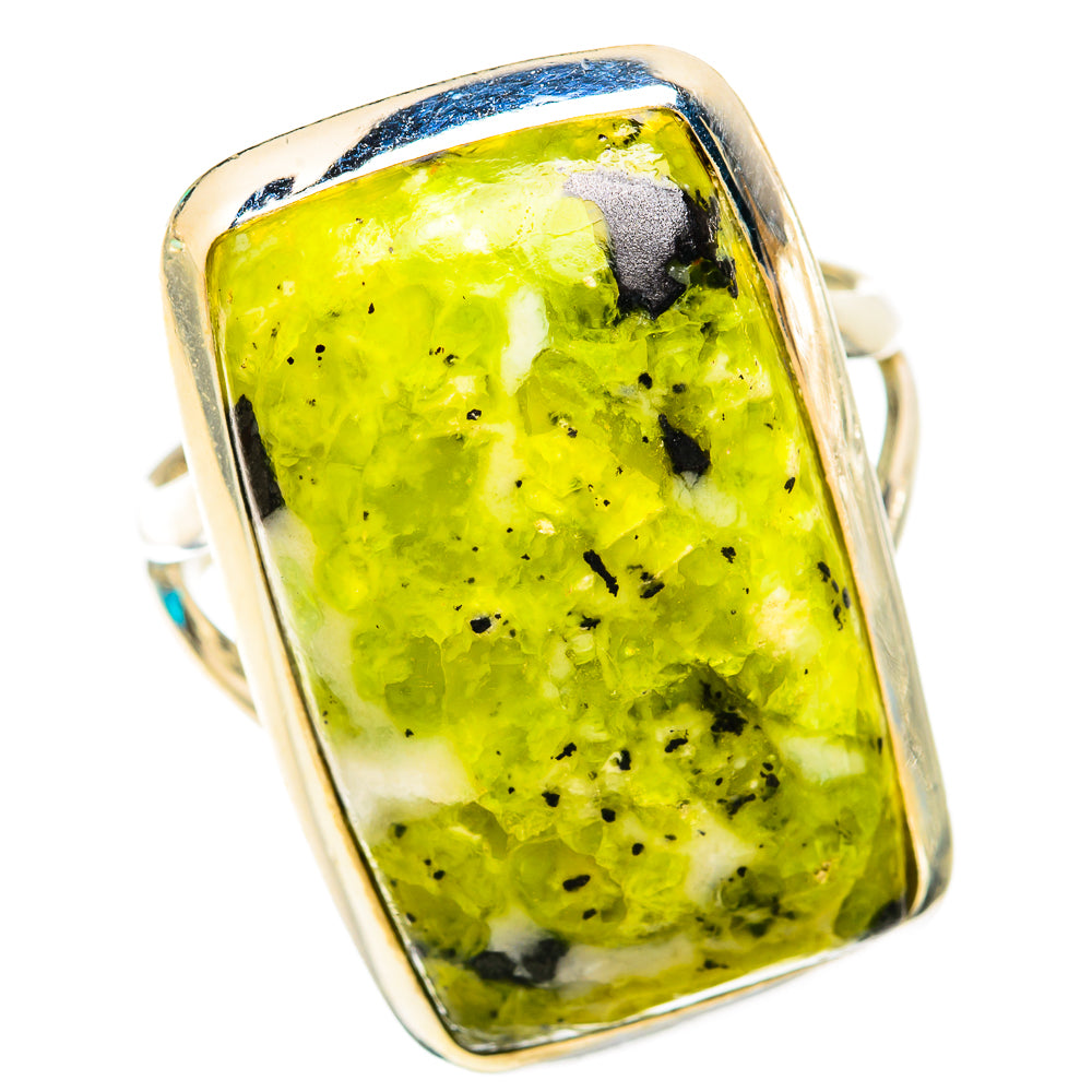 Lizardite Rings handcrafted by Anasilvercos - RING118514 - Photo 2