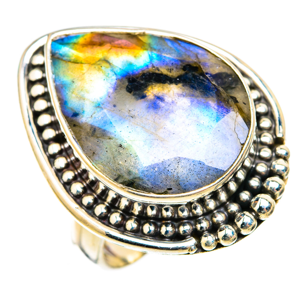 Labradorite Rings handcrafted by Anasilvercos - RING118534 - Photo 2