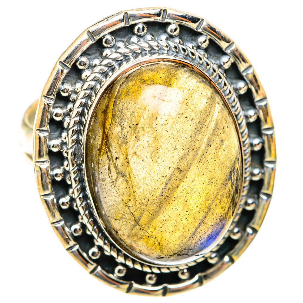 Labradorite Rings handcrafted by Anasilvercos - RING118545 - Photo 2