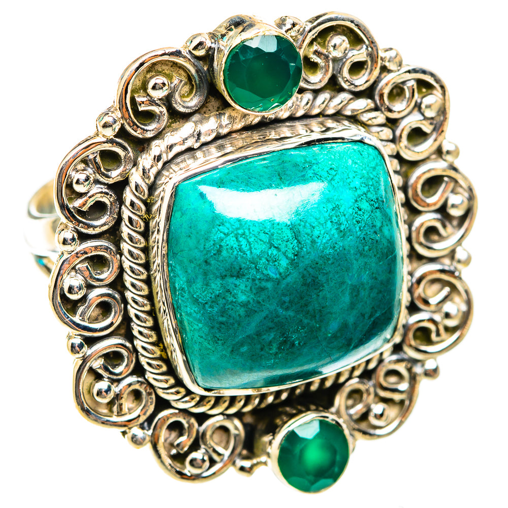 Chrysocolla Rings handcrafted by Anasilvercos - RING118570 - Photo 2