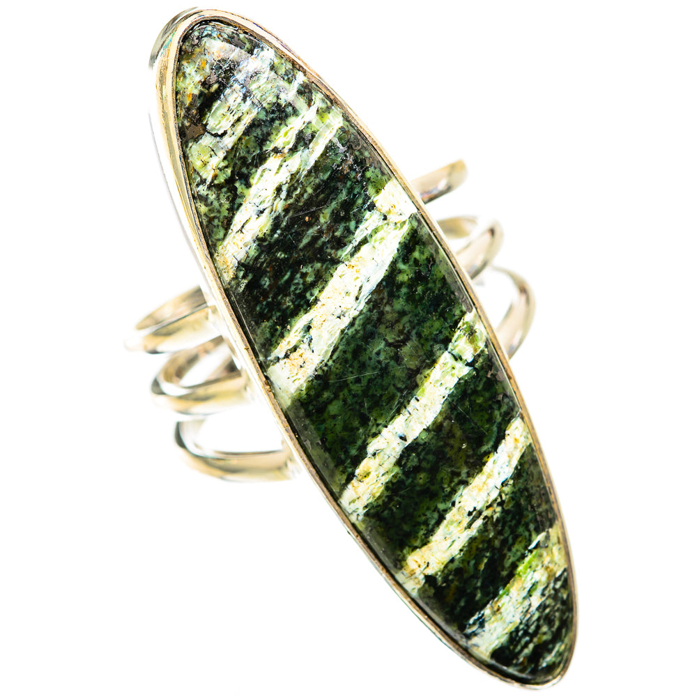 Green Swiss Opal Rings handcrafted by Anasilvercos - RING118571 - Photo 2