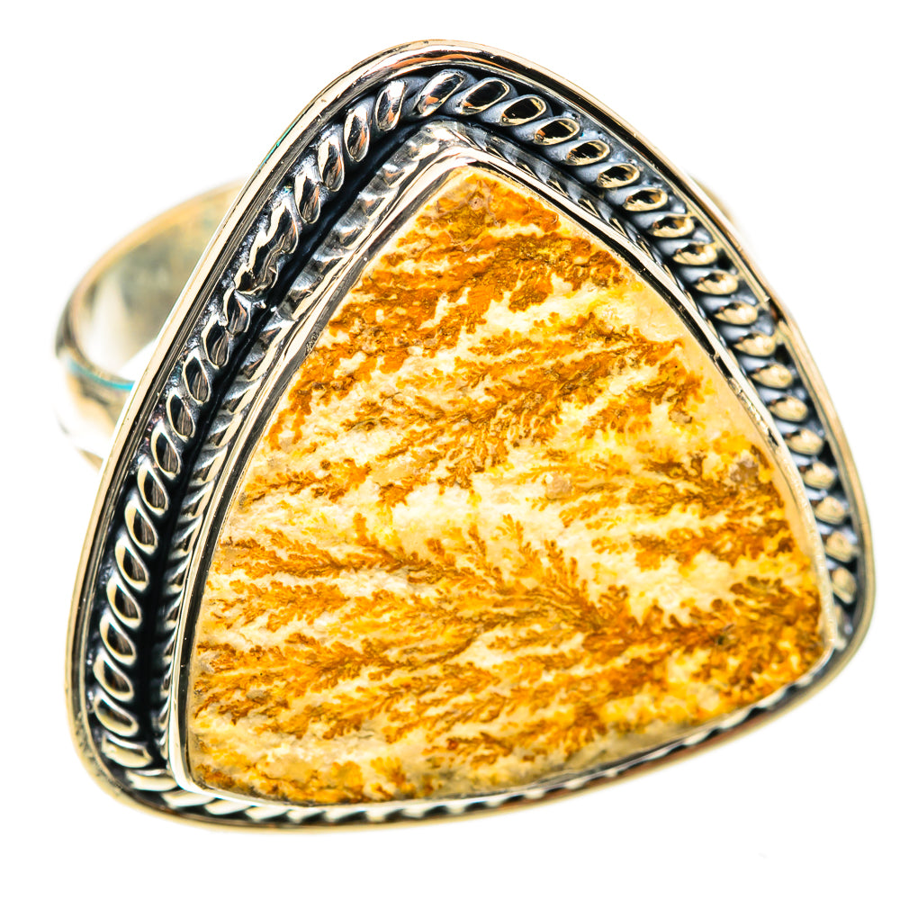 Germany Psilomelane Dendrite Rings handcrafted by Anasilvercos - RING118572 - Photo 2