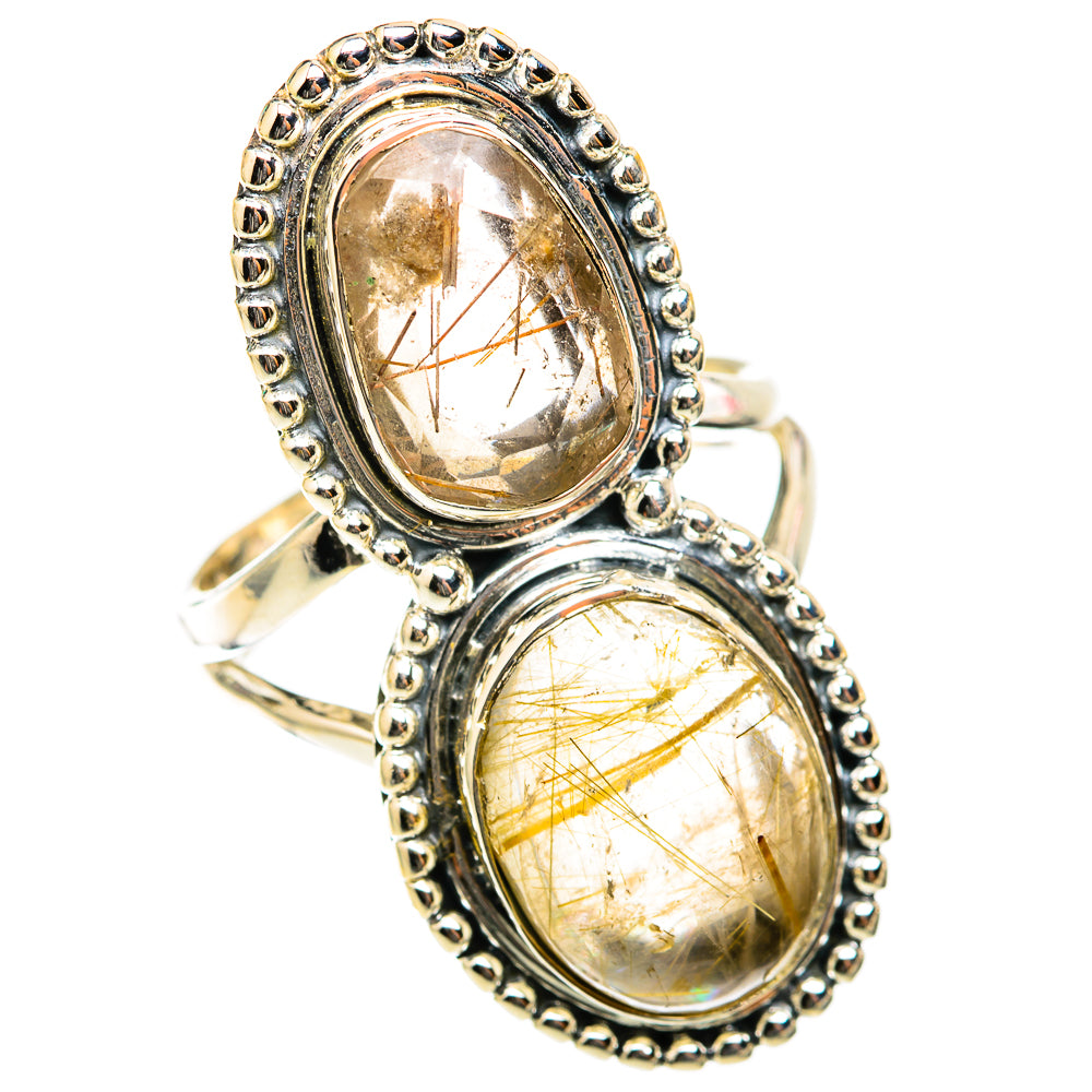 Rutilated Quartz Rings handcrafted by Anasilvercos - RING118577 - Photo 2
