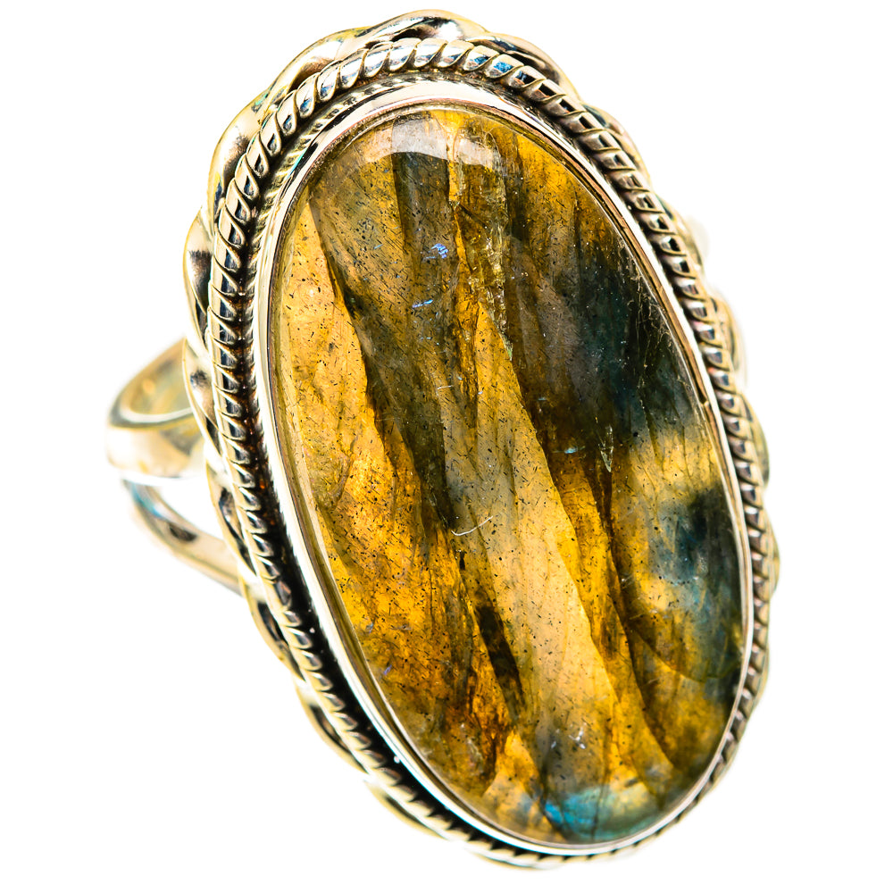 Labradorite Rings handcrafted by Anasilvercos - RING118591 - Photo 2