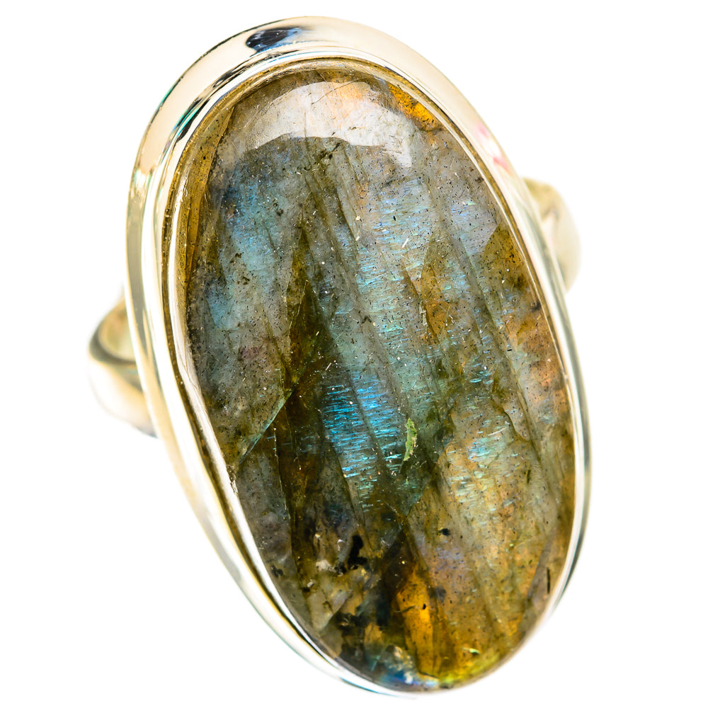 Labradorite Rings handcrafted by Anasilvercos - RING118600 - Photo 2