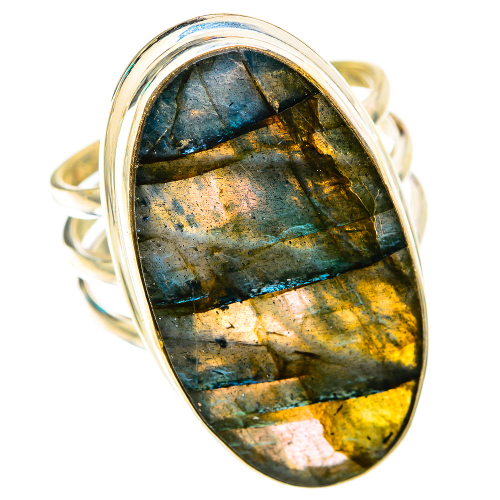Labradorite Rings handcrafted by Anasilvercos - RING118605 - Photo 2