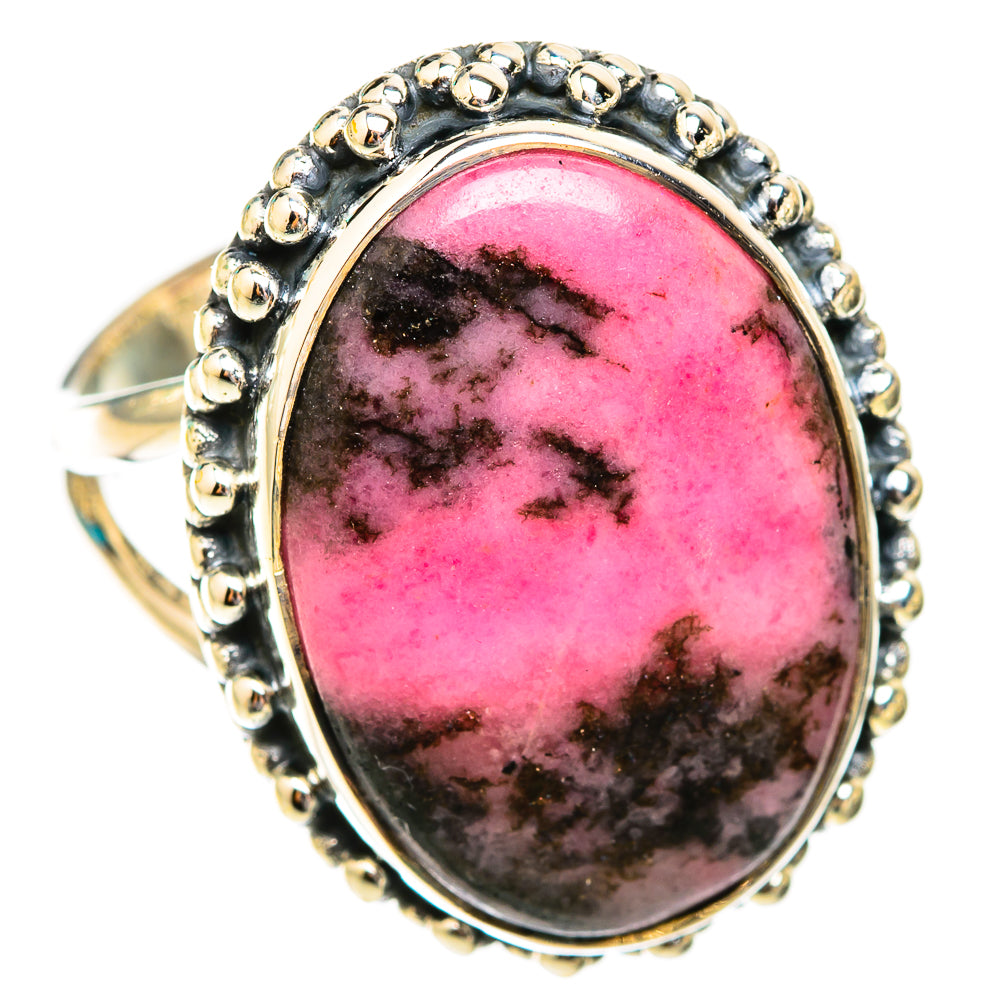 Rhodonite Rings handcrafted by Anasilvercos - RING118646 - Photo 2