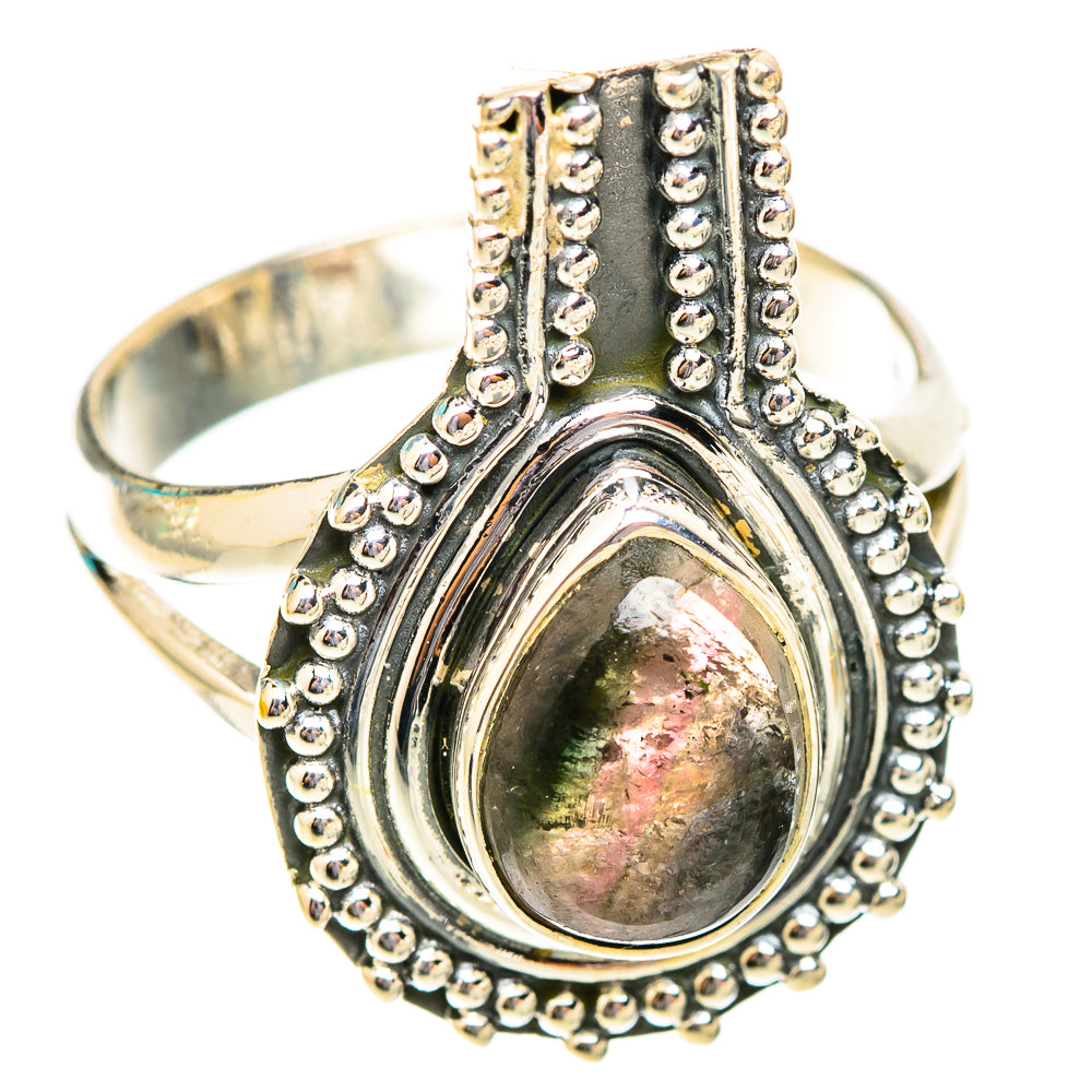 Watermelon Tourmaline Rings handcrafted by Anasilvercos - RING118655 - Photo 2