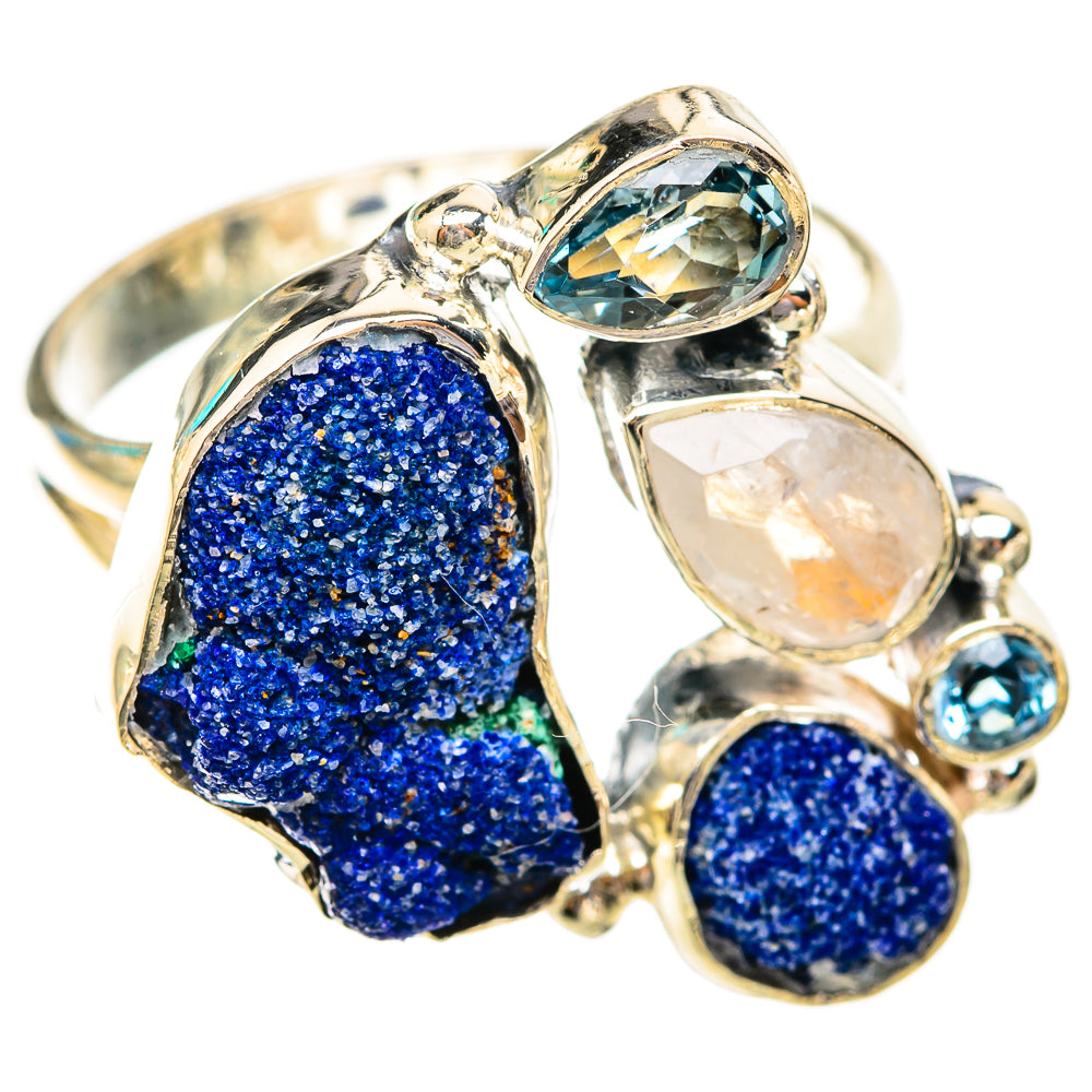 Azurite Rings handcrafted by Anasilvercos - RING118663 - Photo 2