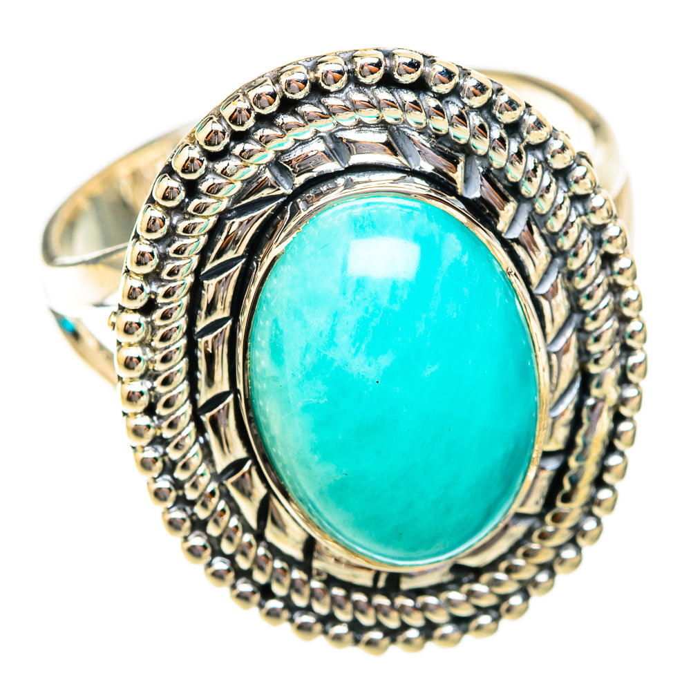 Amazonite Rings handcrafted by Anasilvercos - RING118668 - Photo 2