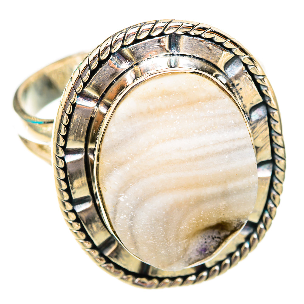 Desert Druzy Rings handcrafted by Anasilvercos - RING118678 - Photo 2