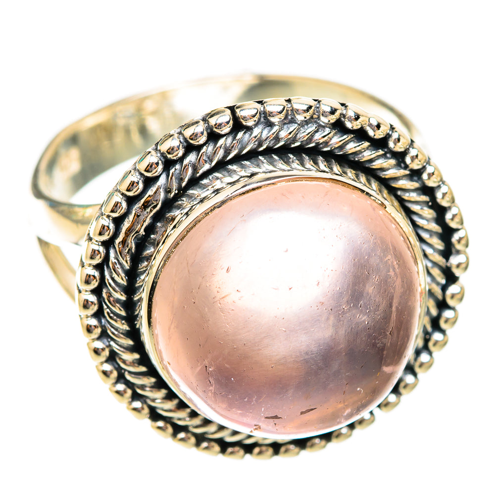 Rose Quartz Rings handcrafted by Anasilvercos - RING118694 - Photo 2